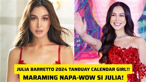 julia barretto tanduay calendar 2024